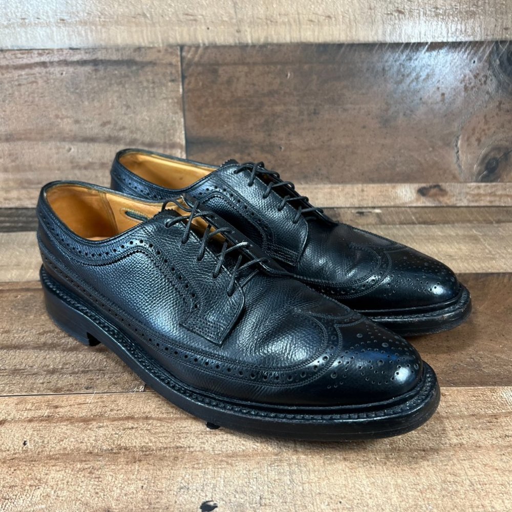 Vintage Florsheim Imperial 92604  V-Cleat Long Wingtip Men's 9.5